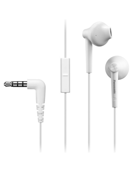 Panasonic RP-TCM55E Auriculares Alámbrico Dentro de oído Llamadas Música Blanco