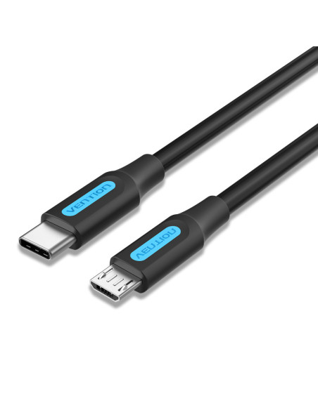 Vention Cable USB 2.0 Tipo-C COVBG  USB Tipo-C Macho - MicroUSB Macho  1.5m  Negro