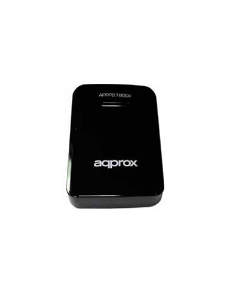 Approx APPPB7800BK batería externa 7800 mAh Negro