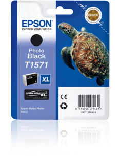 Epson Turtle Cartucho T1571 negro foto