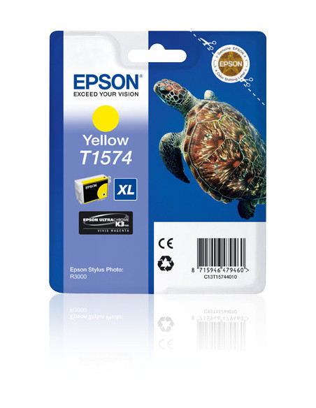 Epson Turtle Cartucho T1574 amarillo