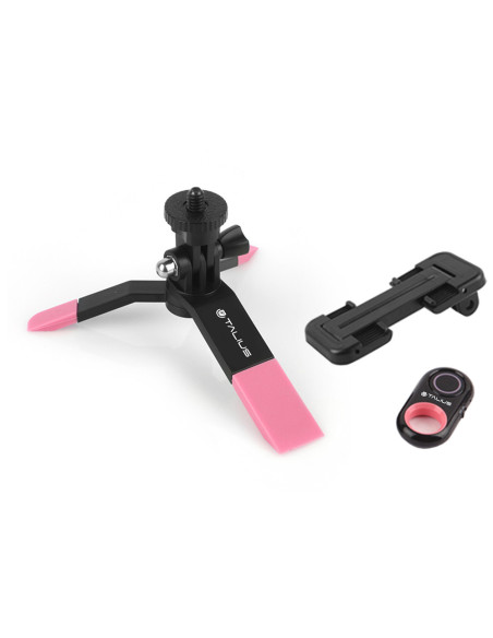 TALIUS kit tripode selfie bluetooth TAL-TRI01 pink