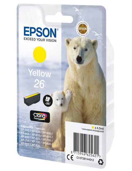 Epson Polar bear Cartucho 26 amarillo
