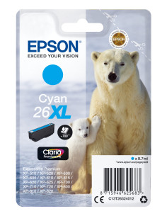 Epson Polar bear Cartucho 26XL cian