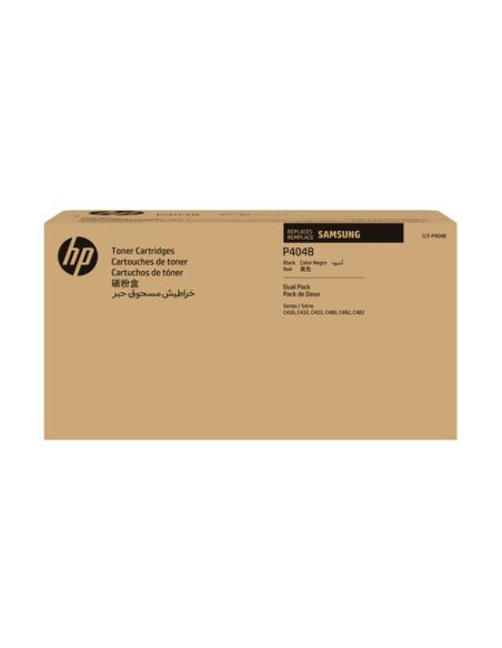 Samsung Paquete de 2 Cartuchos de Tóner Original HP CLT-P404B negro