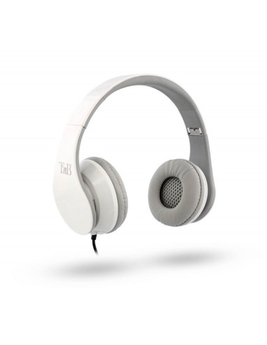 T'nB Stream Auriculares Alámbrico Diadema Música Blanco