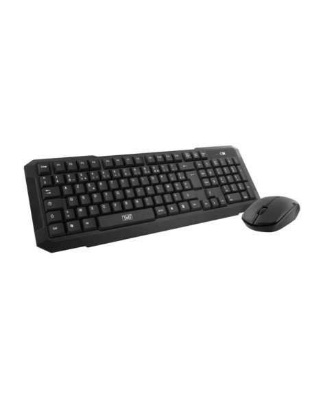 T'nB KBSCFIRSTES teclado Ratón incluido Oficina RF inalámbrico QWERTY Inglés, Español Negro