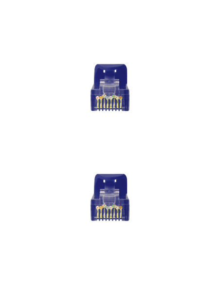 Nanocable Cable de red latiguillo RJ45 LSZH Cat.6A UTP AWG24, Azul, 3.0m