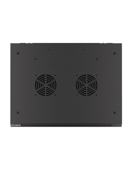 Lanberg WF01-6422-10B armario rack 22U Bastidor de pared Negro
