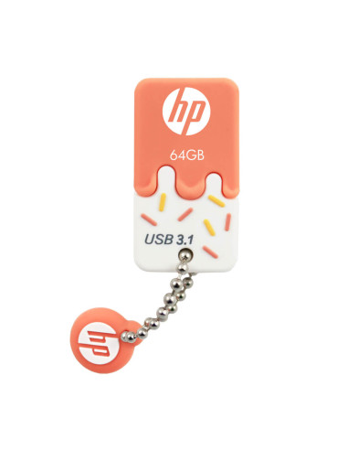 HP x778w unidad flash USB 64 GB USB tipo A 3.2 Gen 1 (3.1 Gen 1) Naranja, Blanco