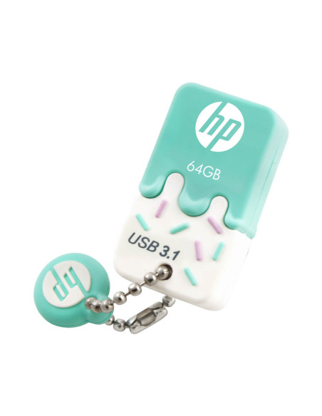 HP x778w unidad flash USB 64 GB USB tipo A 3.2 Gen 1 (3.1 Gen 1) Verde, Blanco