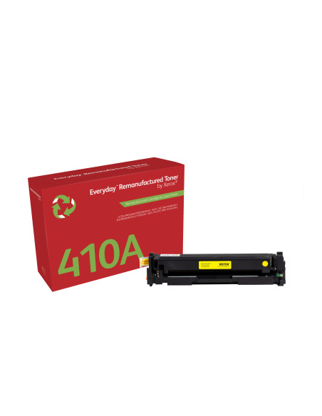 Tóner Everyday™ Amarillo remanufacturado de Xerox es compatible con HP 410A (CF412A), Capacidad estándar