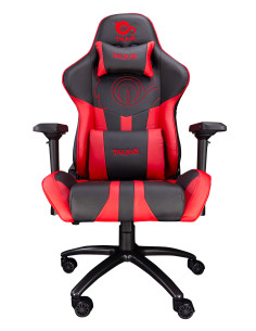 TALIUS Silla Viper Gaming Black Red, 4D, Butterfly, Base Metal, Ruedas 60mm Nylon, Gas Clase 4 2
