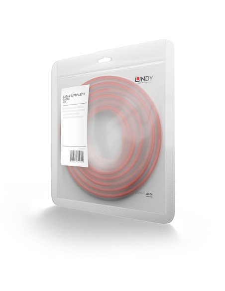 Lindy 45386 cable de red Rojo 2 m Cat6a S FTP (S-STP)