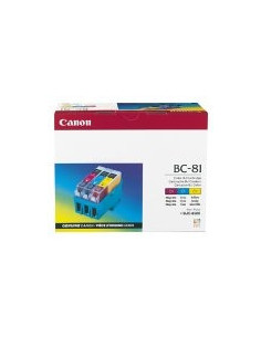 Canon BC-81 Tri-Color Inkjet Cartridge cartucho de tinta Original Cian, Magenta, Amarillo