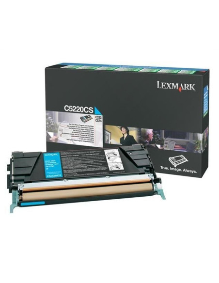 Lexmark C5220CS cartucho de tóner 1 pieza(s) Original Cian