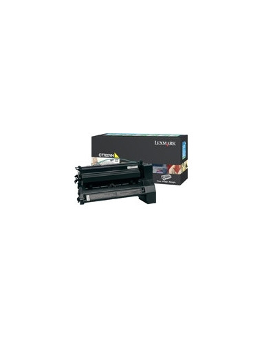 Lexmark Yellow High Yield Return Program Print Cartridge for C770 C772 cartucho de tóner Original Amarillo