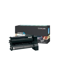 Lexmark Cyan High Yield Return Program Print Cartridge for C770 772 cartucho de tóner Original Cian