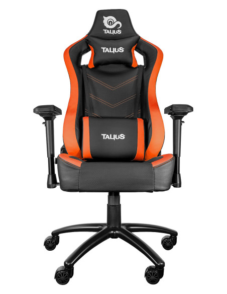TALIUS silla Vulture gaming negra naranja butterfly, base nylon, ruedas nylon