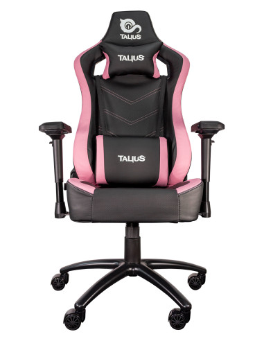 TALIUS silla Vulture gaming negra rosa butterfly, base nylon, ruedas nylon