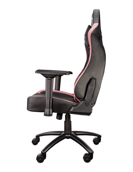 TALIUS silla Vulture gaming negra rosa butterfly, base nylon, ruedas nylon