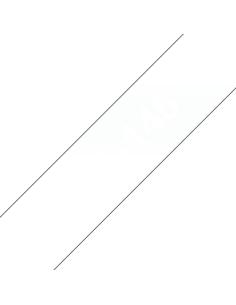 Brother TZE-145 cinta para impresora de etiquetas Blanco sobre transparencia