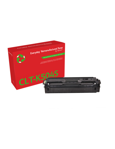Tóner Everyday™ Negro remanufacturado de Xerox es compatible con Samsung CLT-K504S, Capacidad estándar