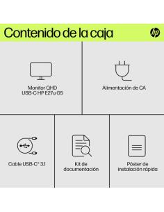 HP Monitor USB-C QHD E27u G5 2
