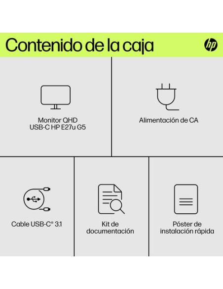 HP Monitor USB-C QHD E27u G5