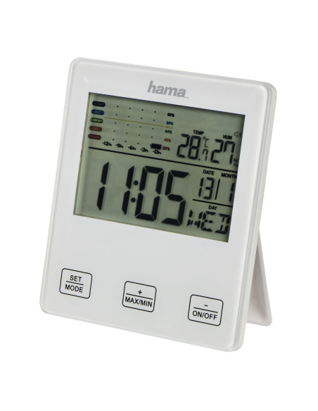 Hama TH-10 Blanco Digital Batería