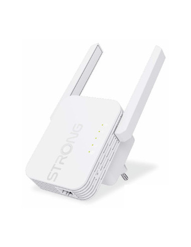 Strong 300S repetidor y transceptor Repetidor de red 300 Mbit s Blanco