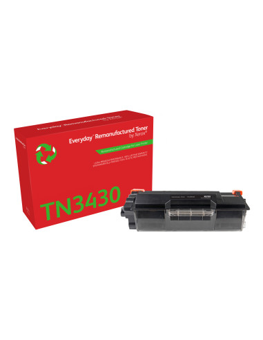 Tóner Everyday™ Mono remanufacturado de Xerox es compatible con Brother TN-3430, Capacidad estándar