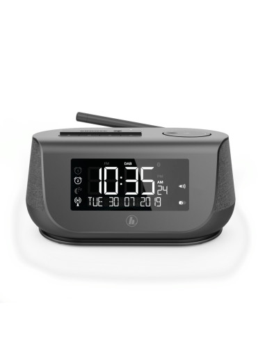 Hama DR36SBT Reloj Digital Negro