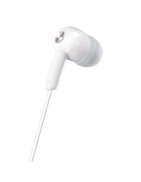 Hama Gloss Auriculares Alámbrico Dentro de oído Música Gris, Blanco