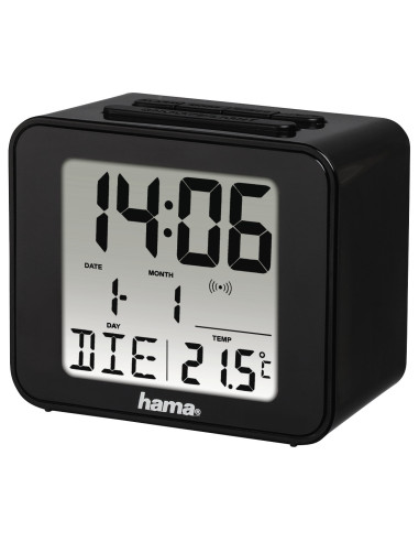 Hama Cube Reloj despertador digital Negro