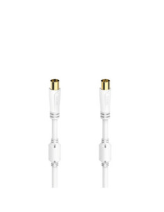 Hama 00205247 cable coaxial 3 m Blanco