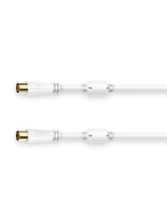 Hama 00205247 cable coaxial 3 m Blanco 2