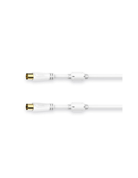 Hama 00205247 cable coaxial 3 m Blanco