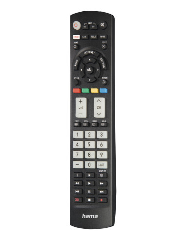Hama 00221064 mando a distancia IR inalámbrico TV Botones