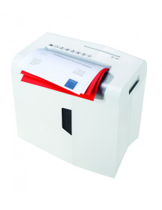 HSM S10 triturador de papel Corte en tiras 58 dB 22 cm Plata, Blanco 2