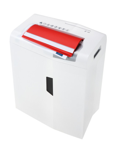 HSM X6pro triturador de papel Corte en partículas 58 dB 22 cm Plata, Blanco
