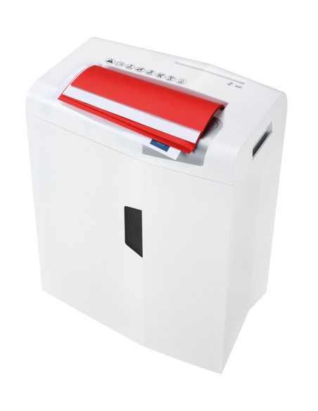 HSM X6pro triturador de papel Corte en partículas 58 dB 22 cm Plata, Blanco