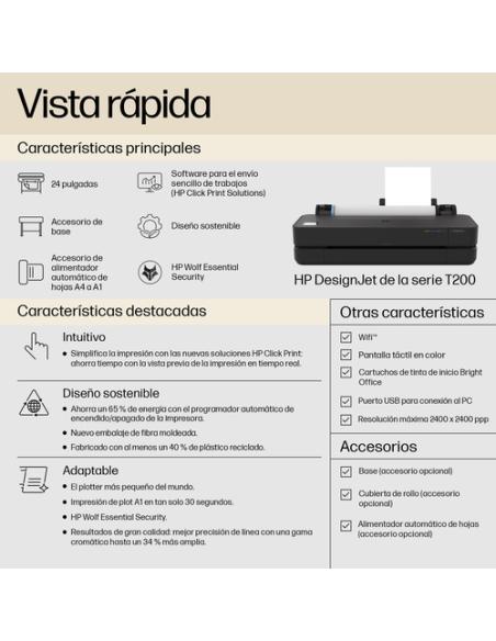 HP Designjet Impresora T250 de 24 pulgadas; edición 2025
