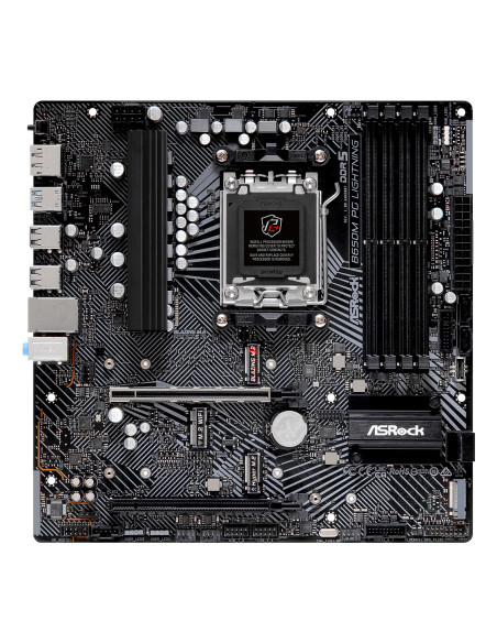 Asrock B650M PG Lightning AMD B650 Zócalo AM5 micro ATX