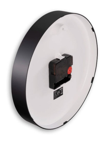 Hama Salina Reloj de cuarzo Alrededor Negro, Blanco