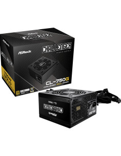 Asrock Challenger CL-750G unidad de fuente de alimentación 750 W 20+4 pin ATX ATX Negro