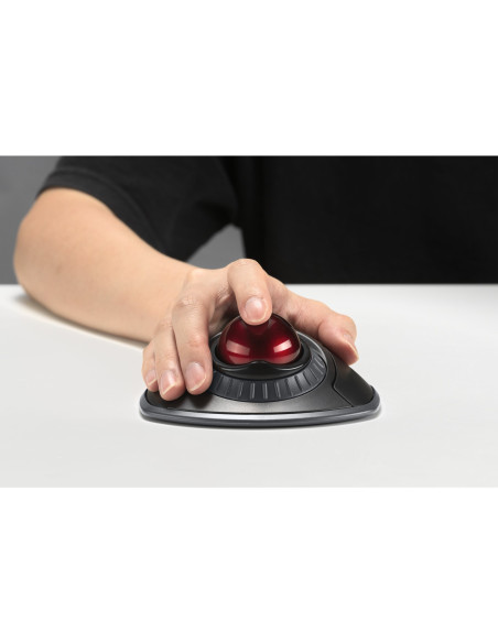 Kensington Trackball inalámbrico Orbit con anillo de desplazamiento  negro