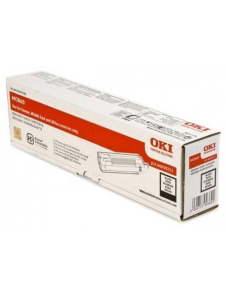 OKI Black Toner f  MC860 cartucho de tóner 1 pieza(s) Original Negro