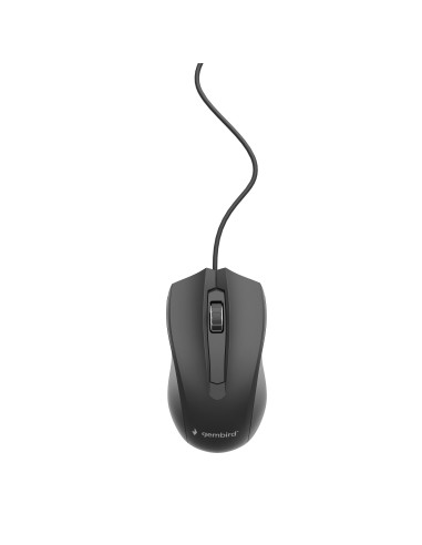 Gembird MUS-3B-01 ratón Oficina Ambidextro USB tipo A Óptico 1000 DPI