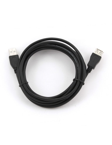 Gembird 3m USB 2.0 A M FM cable USB USB A Negro